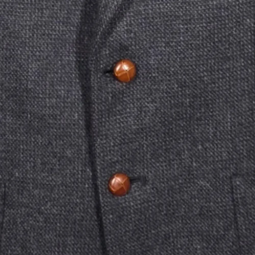 Stafford Vintage USA Made Wool Tweed Blazer Suede Elbow Patches 42L